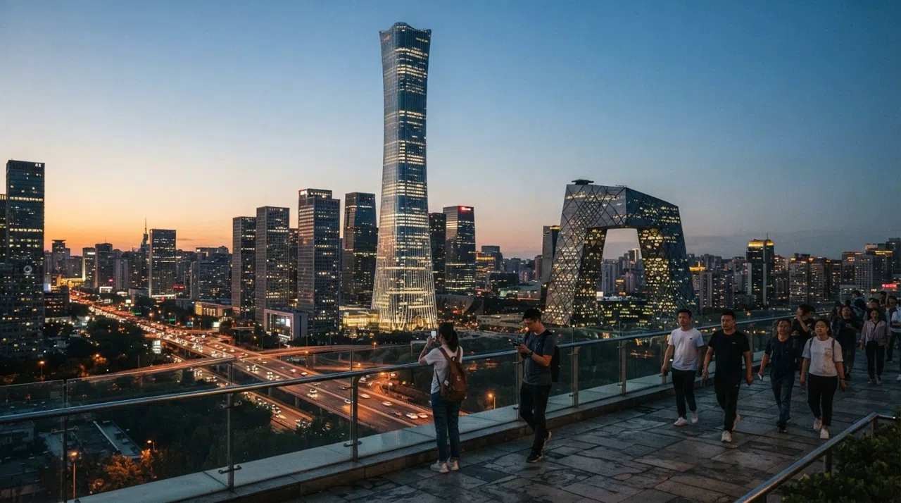 Chaoyang CBD, Beijing: glastårne, skybarer og byens skarpeste moderne adresse