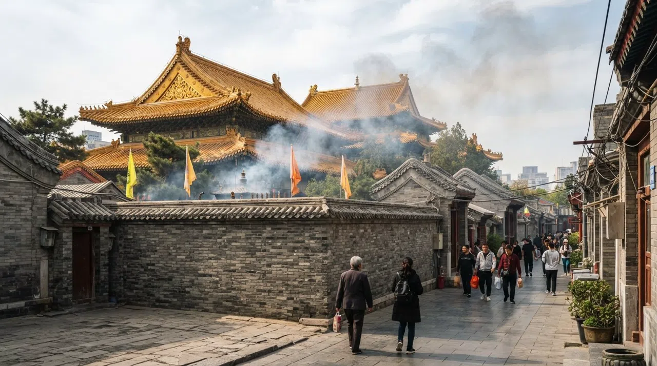 Yonghegong & Wudaoying, Pekín: incienso, café y un hutong vivido